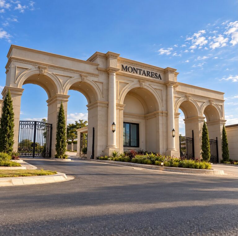 Portaria do Montaresa Club Resort em Atibaia